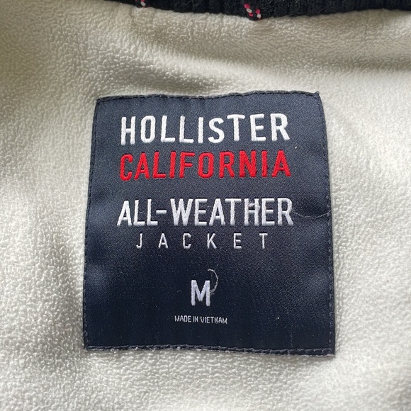 Blue Hollister All Weather Jacket Size M - Picture 3 of 4